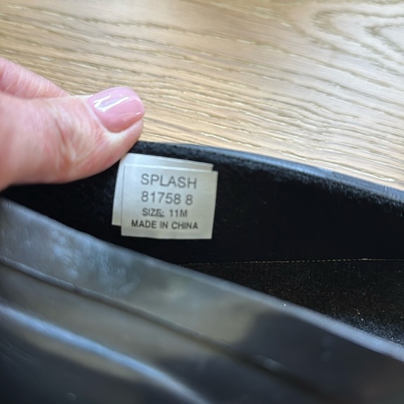 London Fog Splash rubber Rain Shoes sloggers Women's 11 Simple Minimalist Flats - Picture 7 of 10